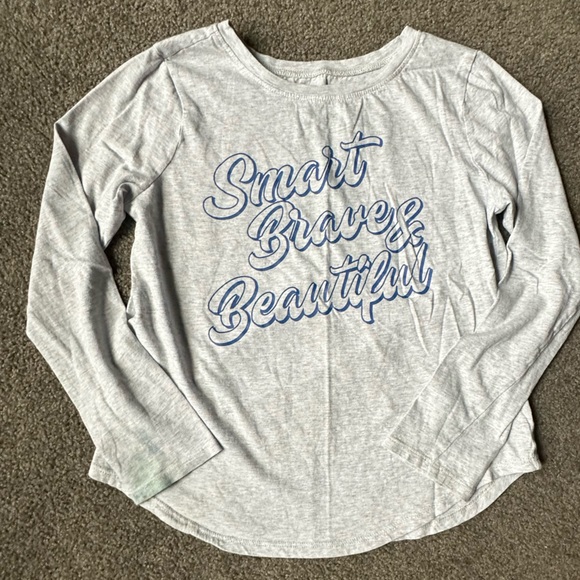 Girls Long Sleeve Graphic Tees, Size L (10/12) - Picture 2 of 6